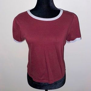 Rue21 Maroon Crop Top